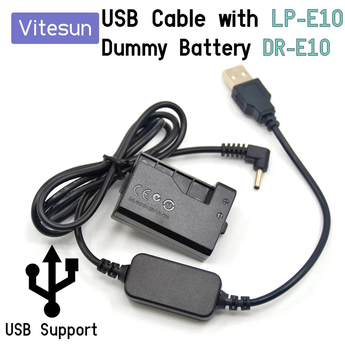 ͸ USB ̺   LP-E10 ACK-E10  ͸ DR-E10, ĳ 1500D 1300D 1200D Ű X50 Rebel T3 T5 T6 ī޶, 5V